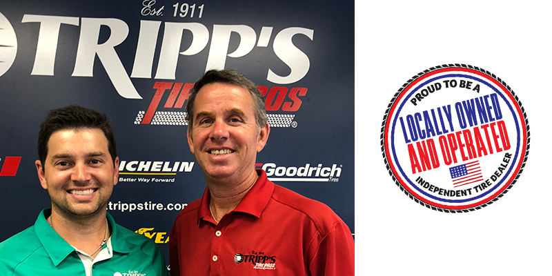 Tripp's Tire Pros Tony Tripp Proud to Be Independent Tire Dealer